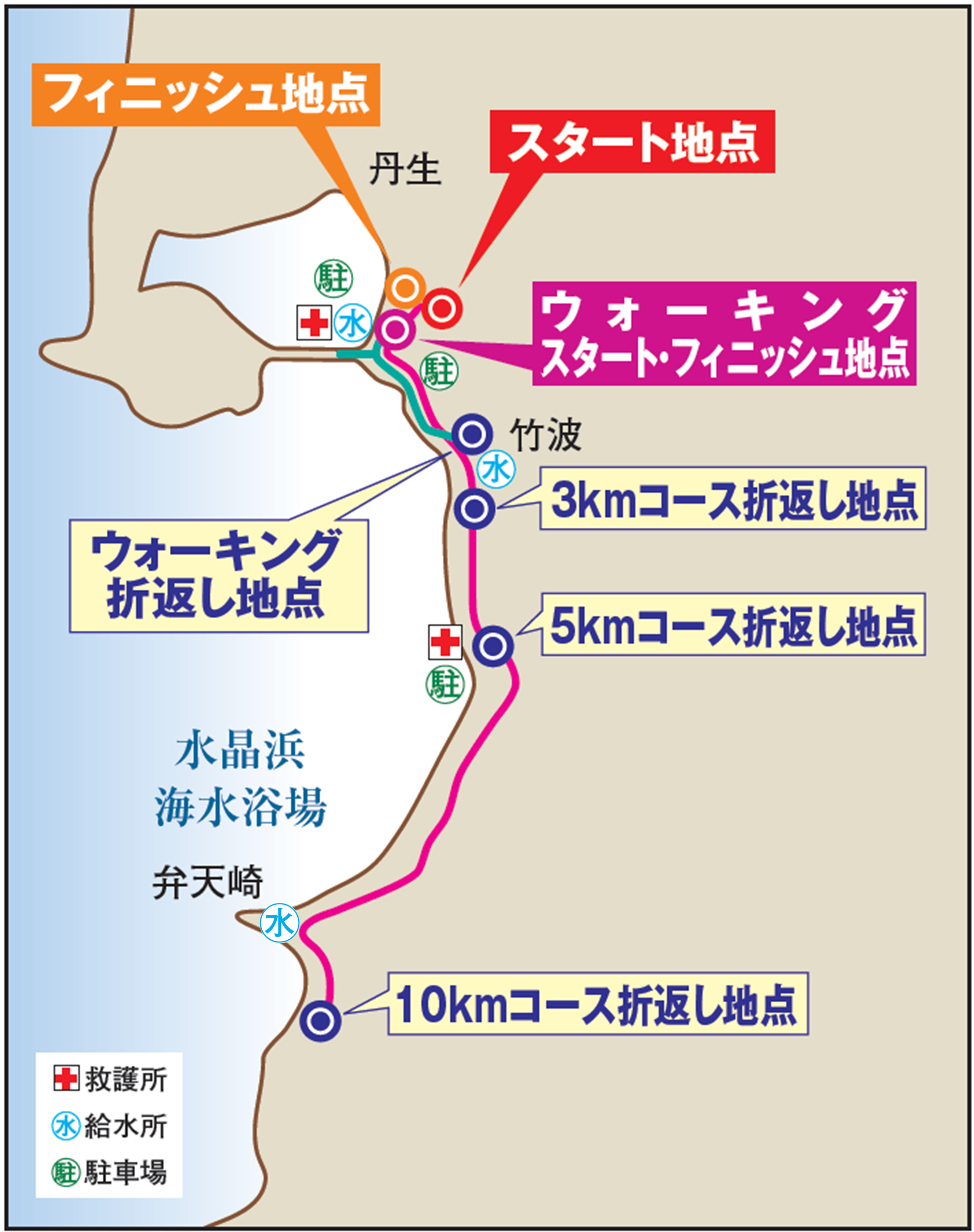 コース&アクセス | 第38回美浜・五木ひろしふるさとマラソン【公式】